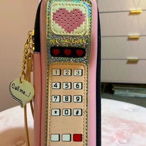 Pink Phone Wristlet